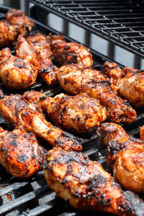 Chicken Drumsticks on the grill