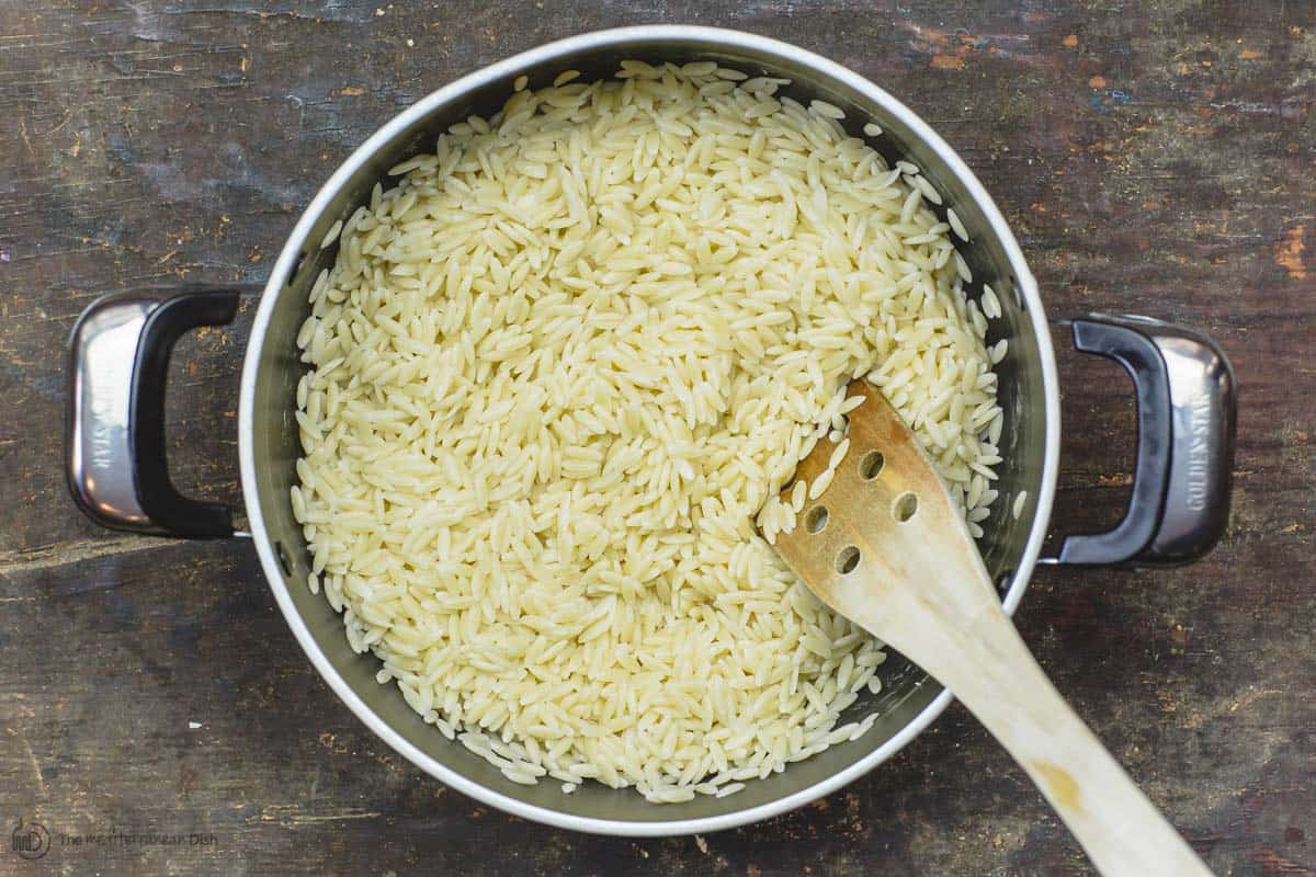 Cooked Plain Orzo