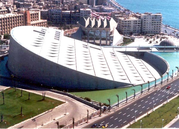 Library in Alexandria in Modern Day Egypt