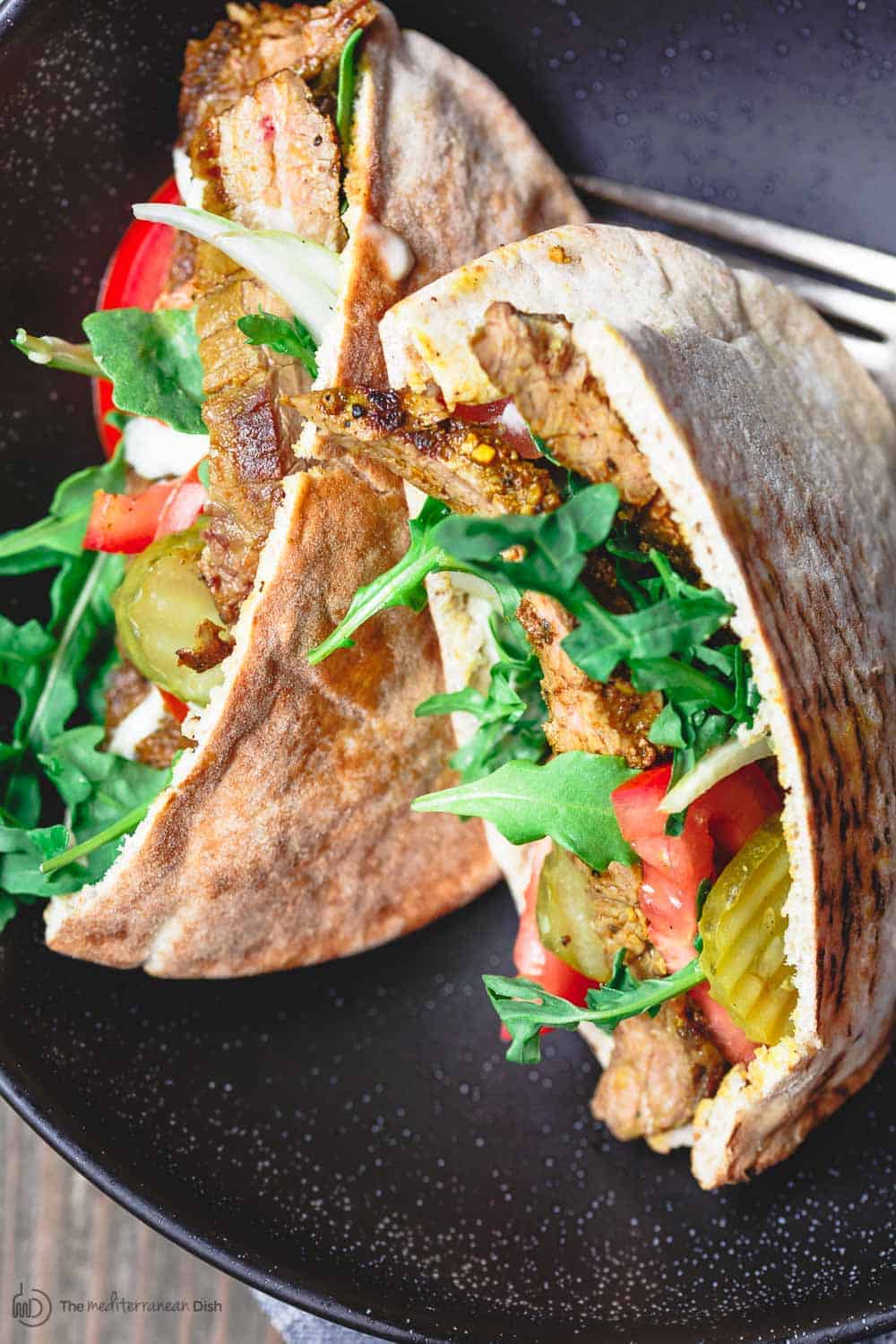 Grilled Beef Shawarma Sandwiches The Mediterranean Dish