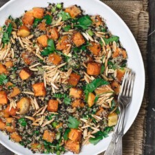 Easy Butternut Squash Recipe with Lentil and Quinoa-image