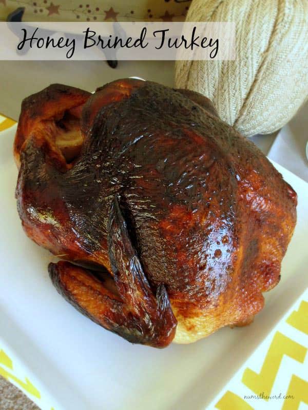 Thanksgiving Recipes Honey Brined Turkey from Nums The Word