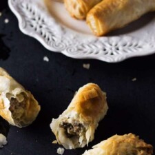 Phyllo Dough Meat Rolls Recipe-image