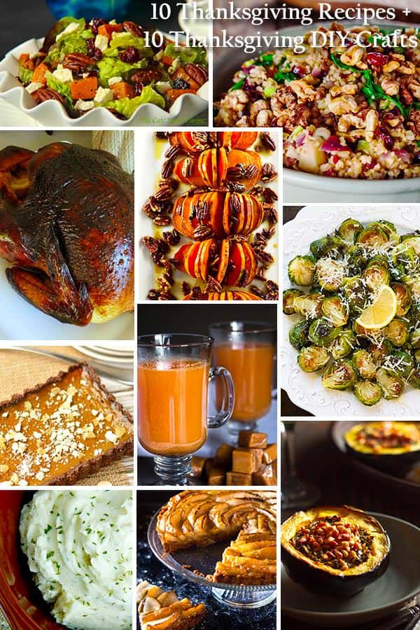 Thanksgiving Recipe Ideas plus DIY