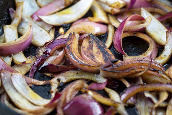 Onions sauteed for chicken thigh recipe