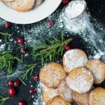 Cranberry Parmesan Shortbread Cookie Recipe