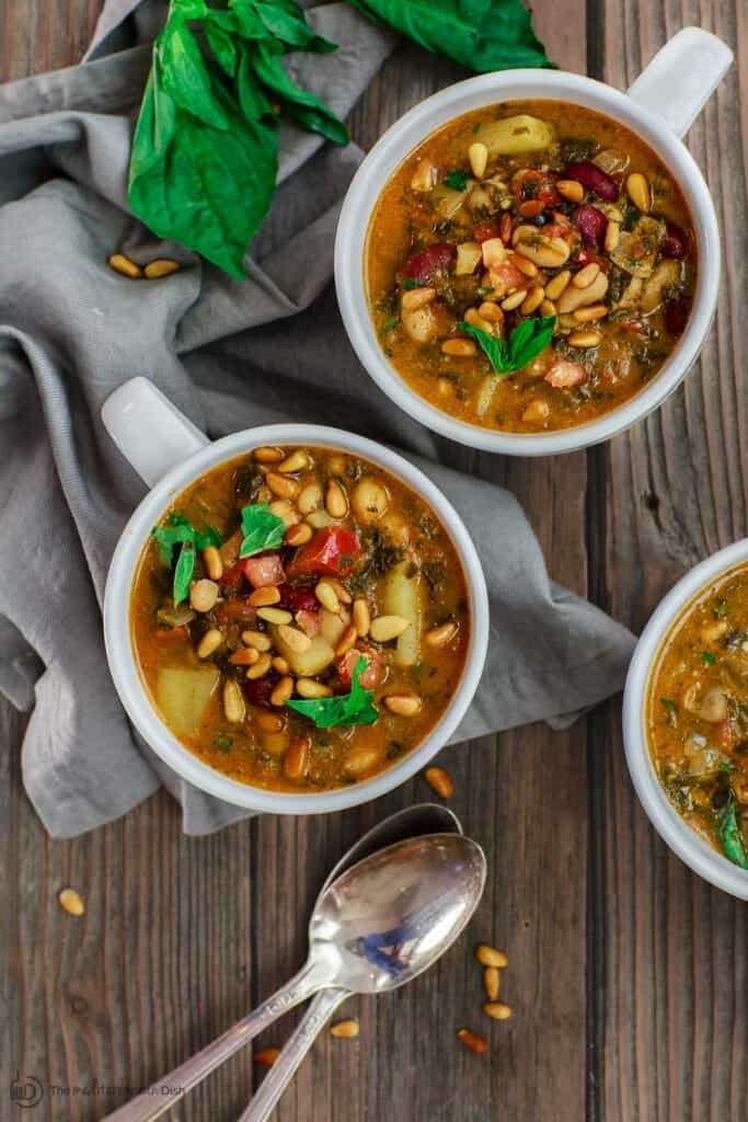 Mediterranean Bean Soup (Easy & Bright) The Mediterranean Dish