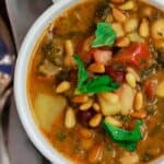 Mediterranean bean soup