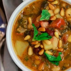 Mediterranean bean soup