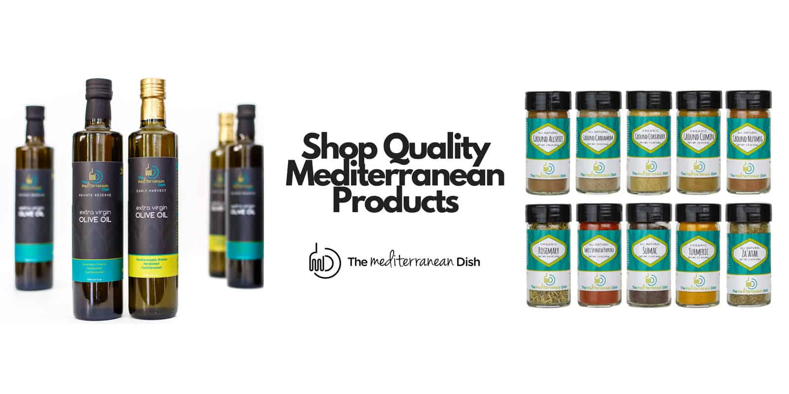 Mediterranean Dish's olive oils and spices