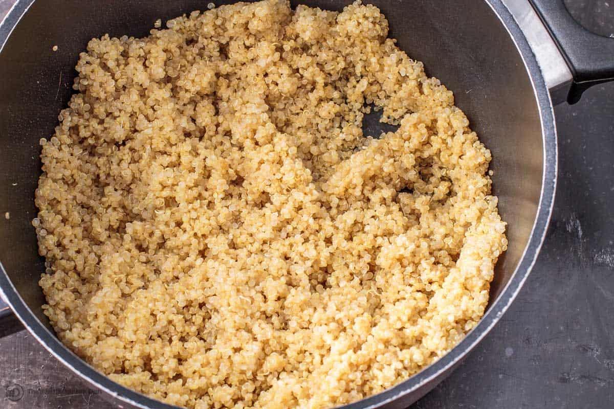 Cooked quinoa