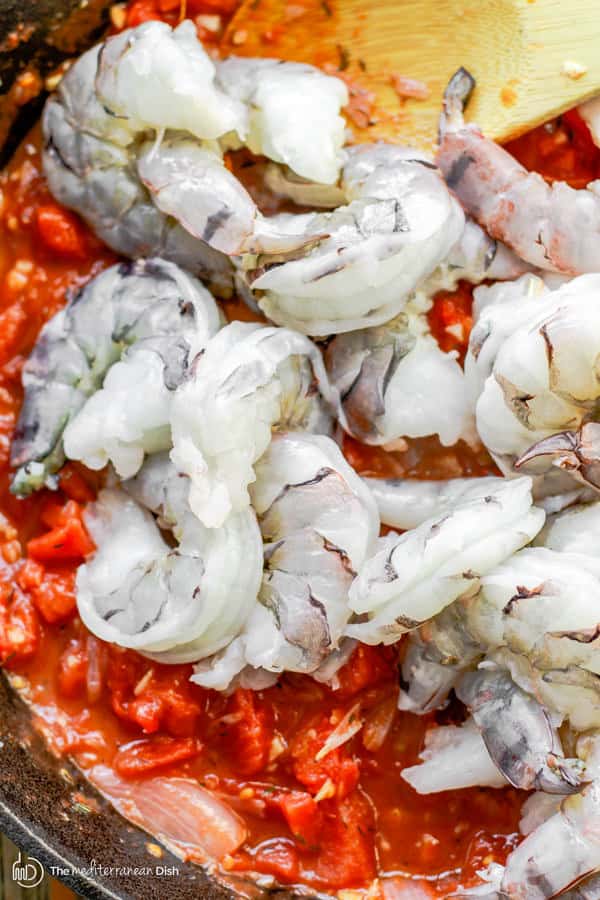 Garlic Tomato Shrimp Recipe with Orzo   The Mediterranean Dish - 53
