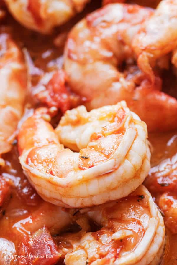 Garlic Tomato Shrimp Recipe with Orzo   The Mediterranean Dish - 74
