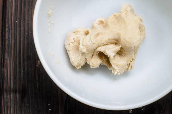 galette dough before being placed into refrigerator to set