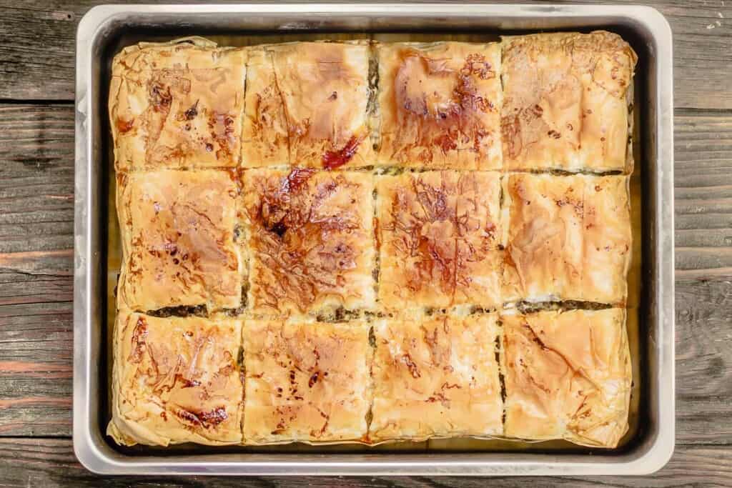 Crispy Phyllo Meat Pie (Egyptian Goulash) The Mediterranean Dish