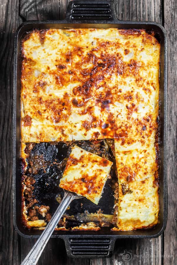 Moussaka Recipe (Eggplant Casserole)  The Mediterranean Dish