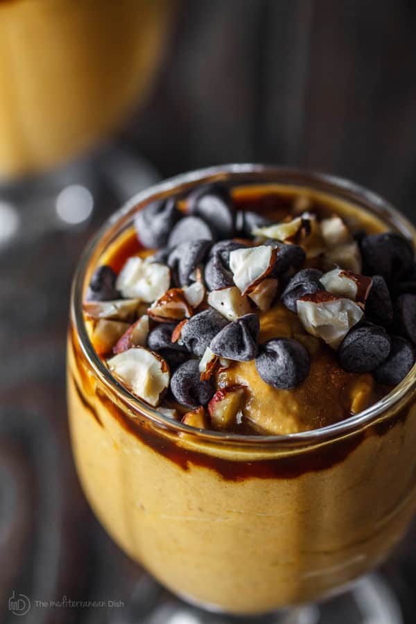 5Minute Pumpkin Greek Yogurt Parfait The Mediterranean Dish