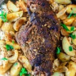 Mediteranean Leg of Lamb Recipe with Potatoes (w/ Video)