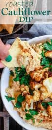 Spicy Roasted Cauliflower Tahini Dip with Turmeric and Smoked Paprika ...