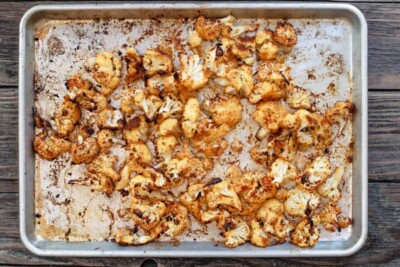 Spicy Roasted Cauliflower Tahini Dip with Turmeric and Smoked Paprika ...