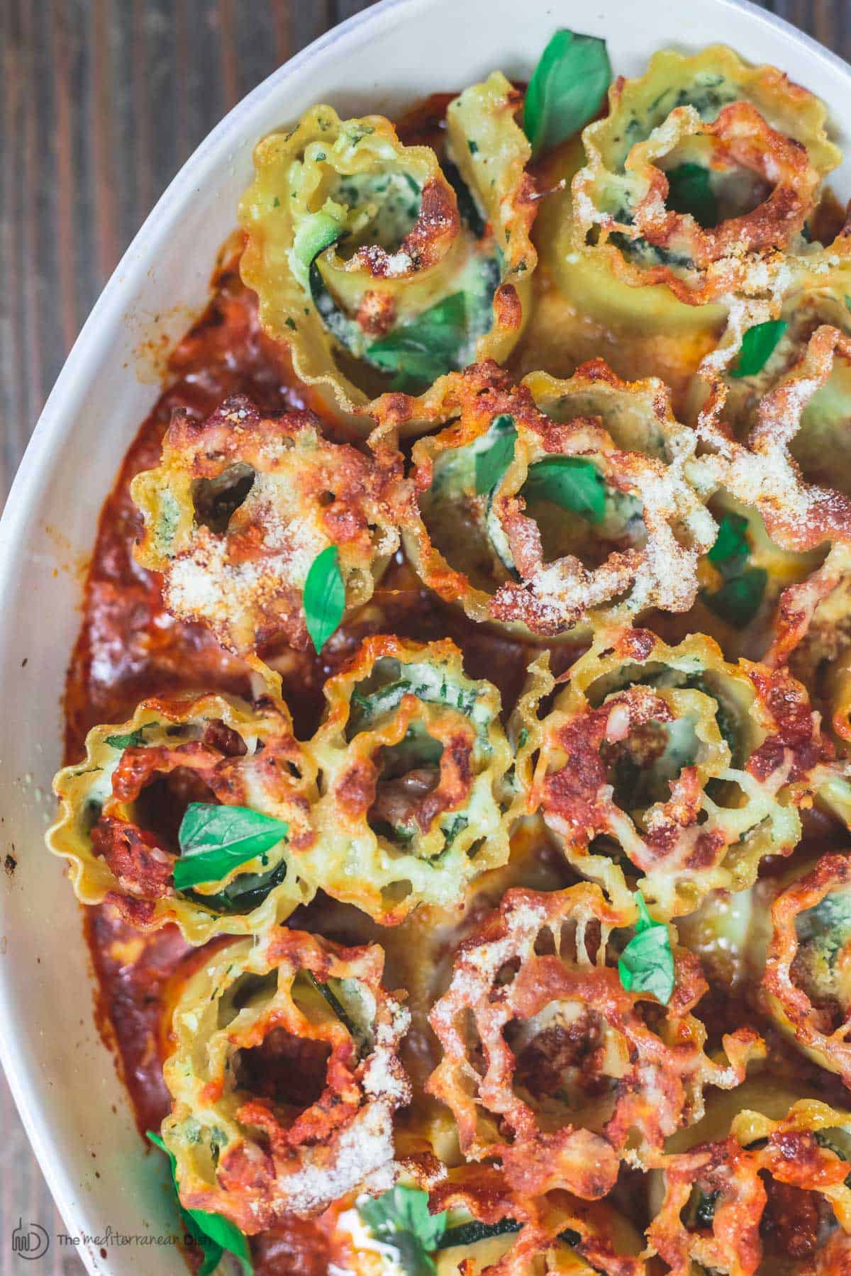 Vegetarian Lasagna Rolls