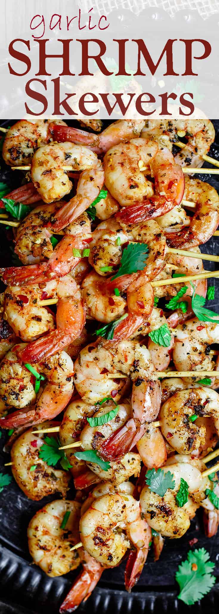 Mediterranean Garlic Shrimp Skewers Recipe | The Mediterranean Dish
