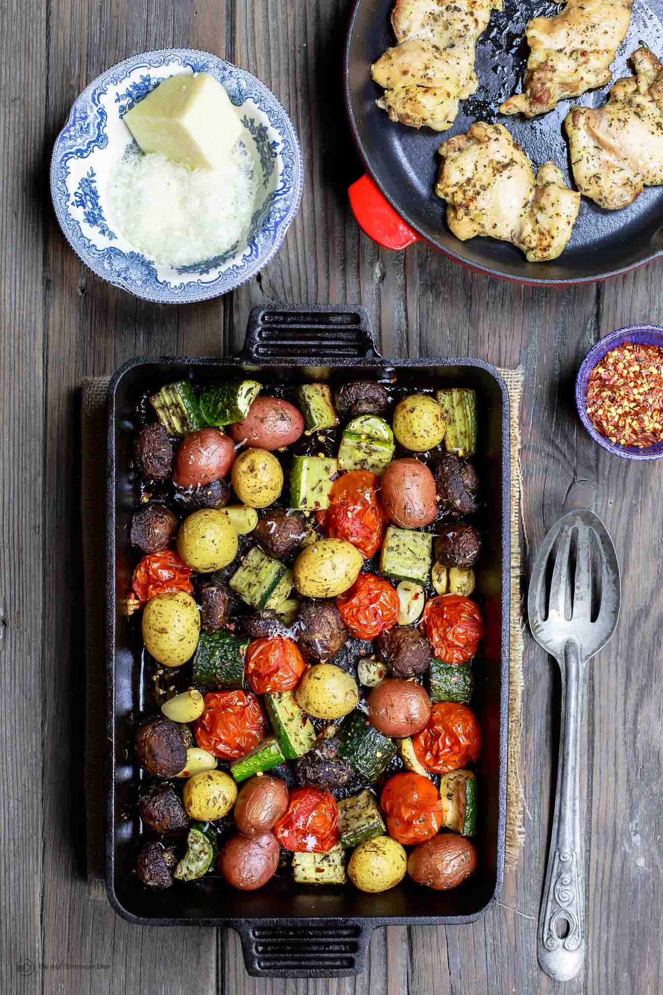 BEST Italian Oven Roasted Vegetables | The Mediterranean Dish