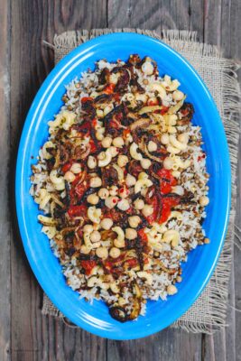 how is pasta 6 oz much Egyptian Mediterranean Koshari Recipe  The  Dish