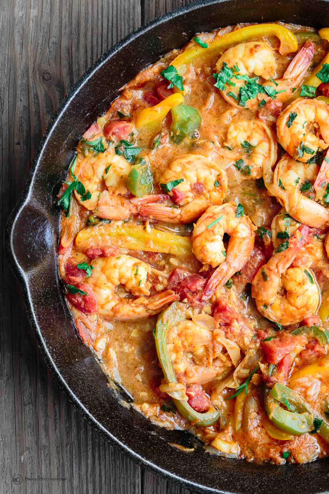 Mediterranean Style Garlic Shrimp Recipe The Mediterranean Dish