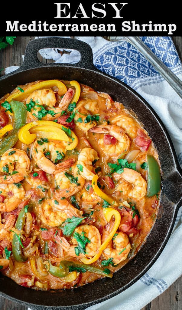 Easy Shrimp Recipe, Mediterranean-Style (Video)| The Mediterranean Dish