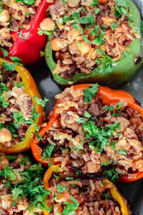Greek Stuffed Peppers Dairy And Gluten Free The Mediterranean Dish,How To Freeze Mushrooms Youtube
