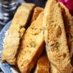 Biscotti with pistachios