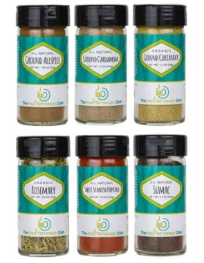 Create your own 6-pack of spices from The Mediterranean Dish