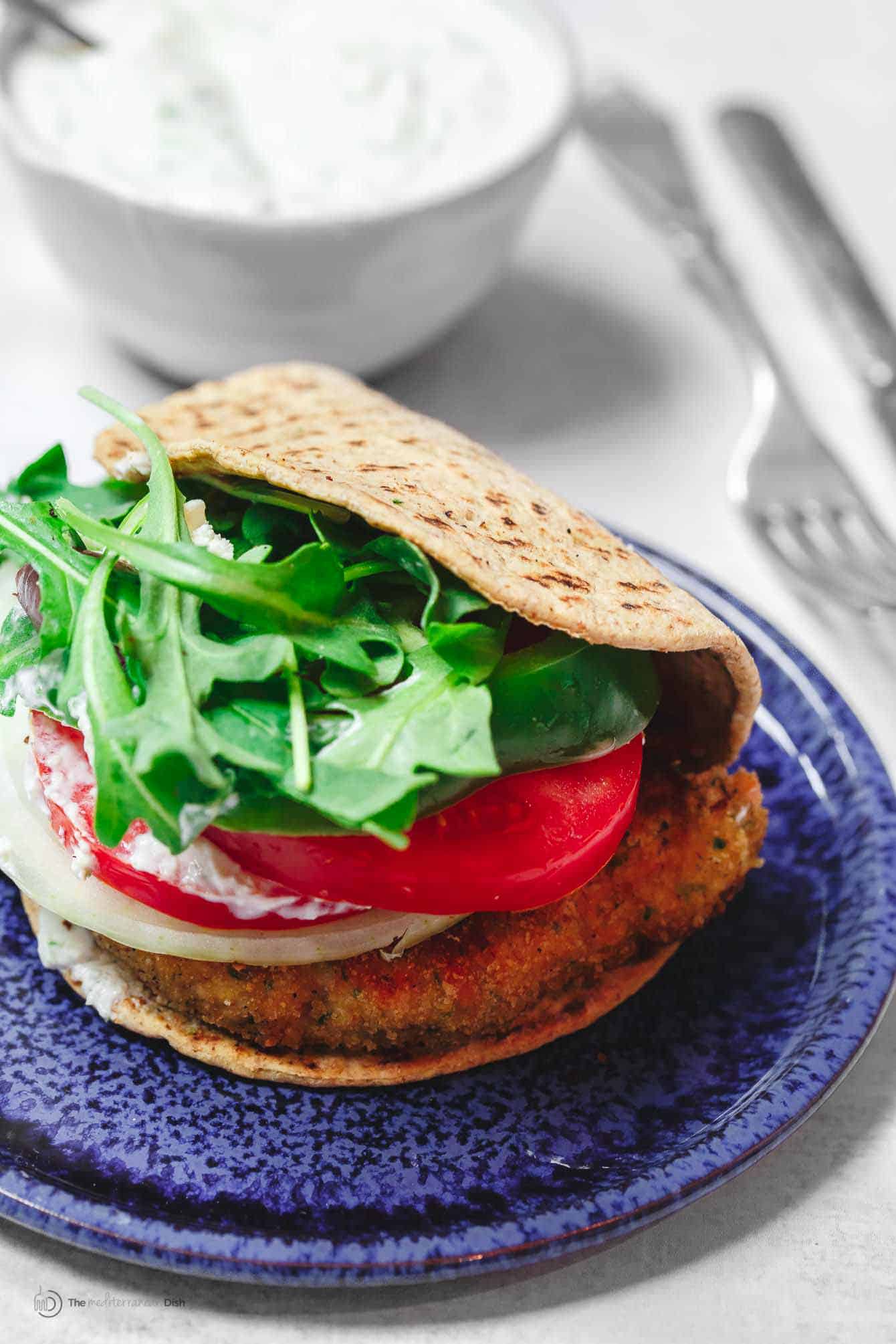 Mediterranean Salmon Burger Recipe The Mediterranean Dish