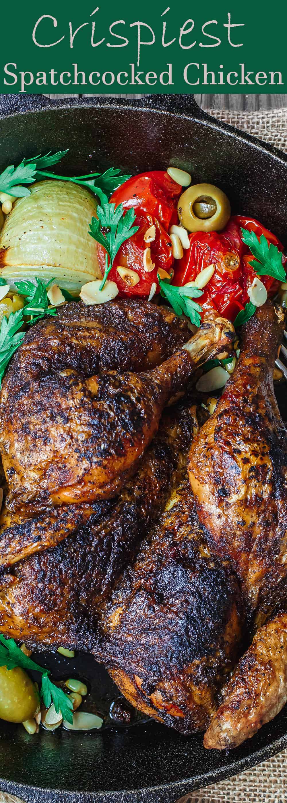 Crispy Spatchcocked Chicken Recipe The Mediterranean Dish