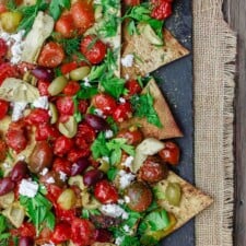 Mediterranean Roasted Tomato "Nachos" Recipe-image