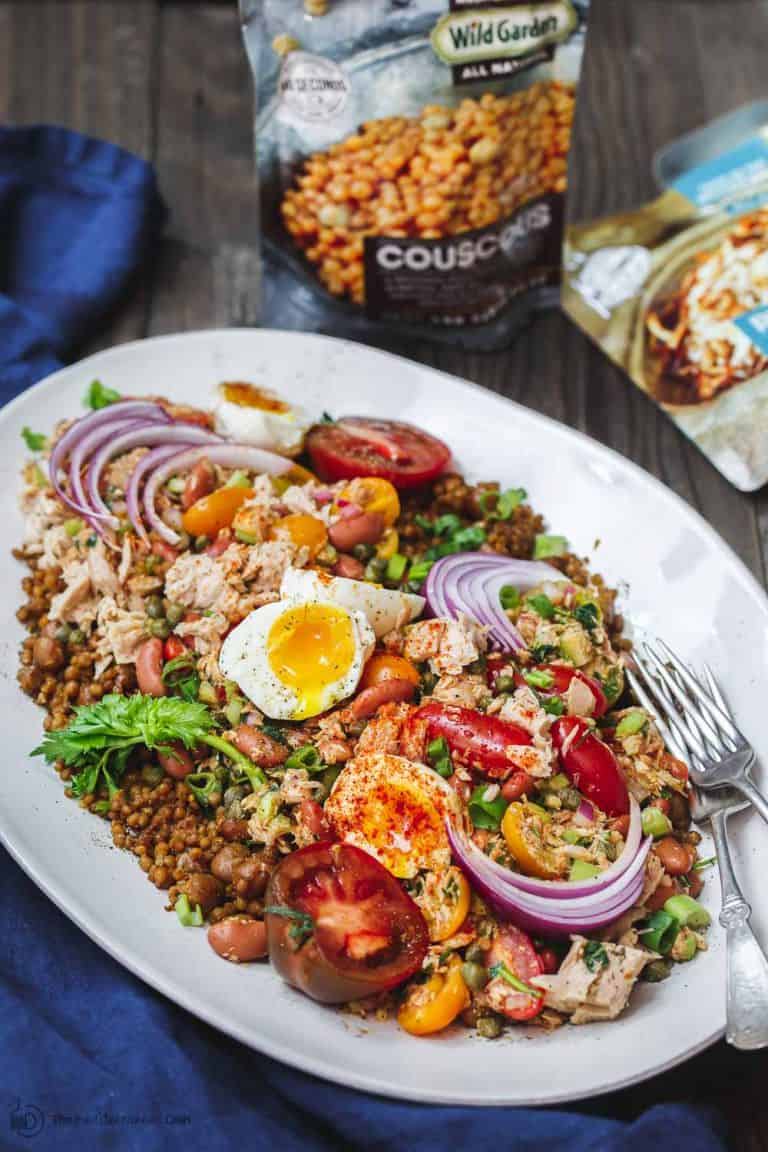 No Mayo Tuna Couscous Salad Recipe The Mediterranean Dish