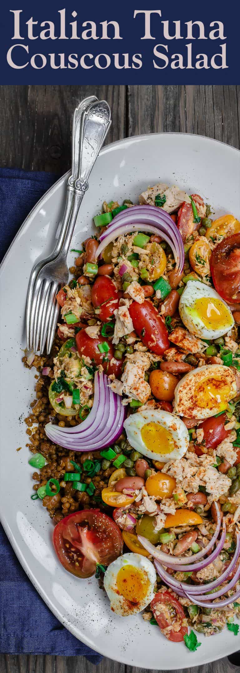 No Mayo Tuna Couscous Salad Recipe The Mediterranean Dish