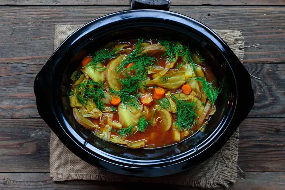 crock pot cabbage soup