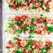 Easy Mediterranean Shrimp Pizza with FlatBread-image