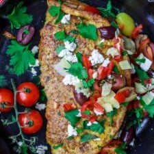 Loaded Mediterranean Omelette-image