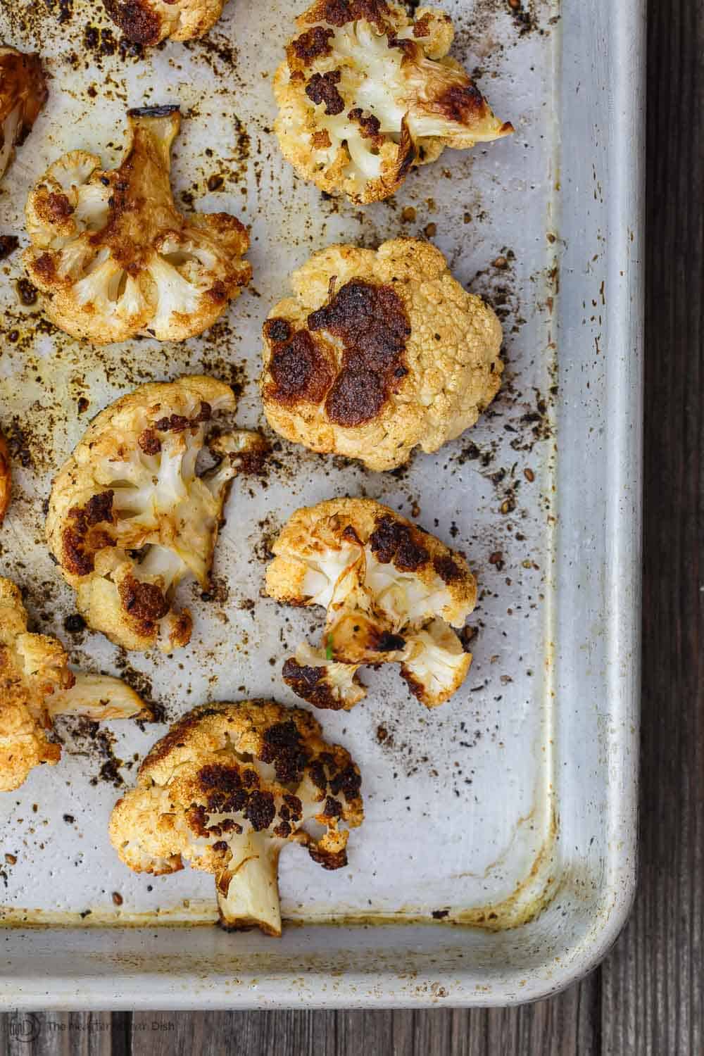 Pan of Roasted Cauliflower