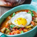 Easy Ratatouille Recipe | The Mediterranean Dish. A simple, hearty, and flavor packed ratatouille made in just one pot. Recipe comes with tips for best ratatouille, how to serve ratatouille and more. The perfect weeknight meal from themediterraneandish.com. #ratatouille #easyrecipe #mediterraneandiet #mediterraneanrecipe #vegan #veganrecipes #vegetarian #vegetarianrecipes #stew #zucchinirecipes #eggplantrecipes #glutenfree #glutenfreerecipes
