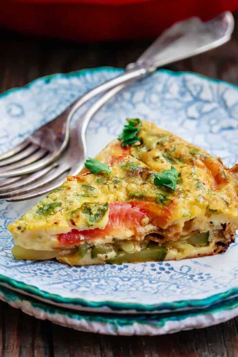 Crustless Zucchini Quiche Recipe | The Mediterranean Dish