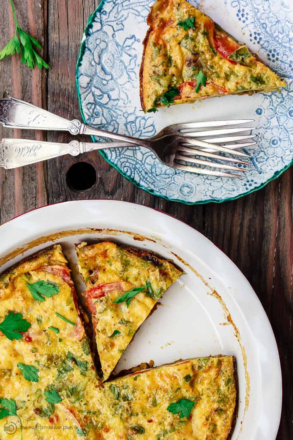 Mediterranean-Style Crustless Zucchini Quiche