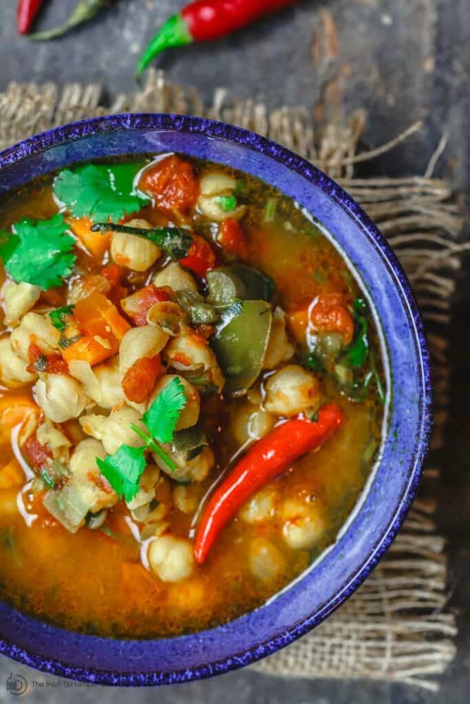 Chickpea Instant Pot Soup (Stovetop & Slow Cooker Options) The