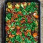 Mediterranean Style Zucchini Casserole | The Mediterranean Dish. Low carb zucchini casseroles with layers of zucchini, carrots, onions and a perfectly spiced meat sauce. Aromatics, warm Mediterranean spices, and fresh herbs make all the difference. See the full recipe on themediterraneandish.com #mediterraneandiet #zucchini #casserole #lowcarb #keto