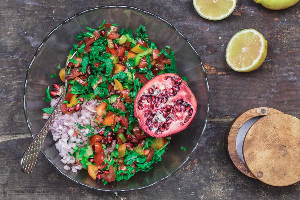 Mediterranean Pomegranate Salsa