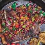 Mediterranean Blackened Salmon