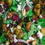 Mediterranean-Style Roasted Brussels Sprouts Salad